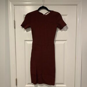 Alexander Wang Crew Neck Mini Dress